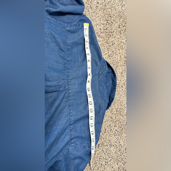 👚 Isaac Mizrahi Live! TRUE DENIM Button-Front Shirt (Size 22W, ) 👚 - Picture 11 of 12